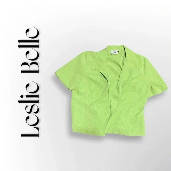 Vintage Leslie Belle Short Sleeve Blazer - 12 - Picture 2 of 6